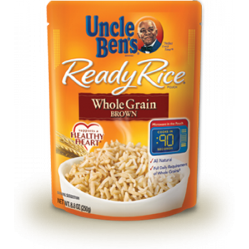 Uncle Bens Ready Rice Whole Grain Brown, 8.8 Oz